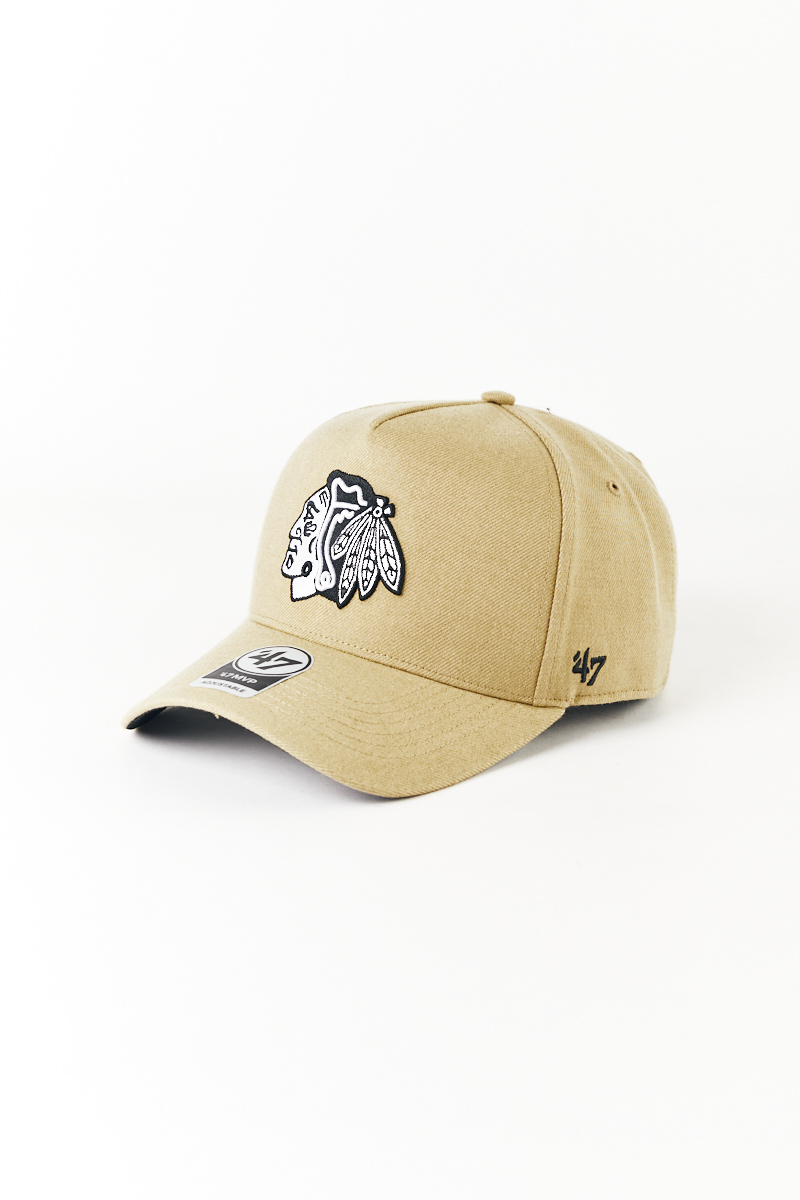 Chicago Blackhawks Replica MVP DT Snapback in Khaki | Stateside Sports