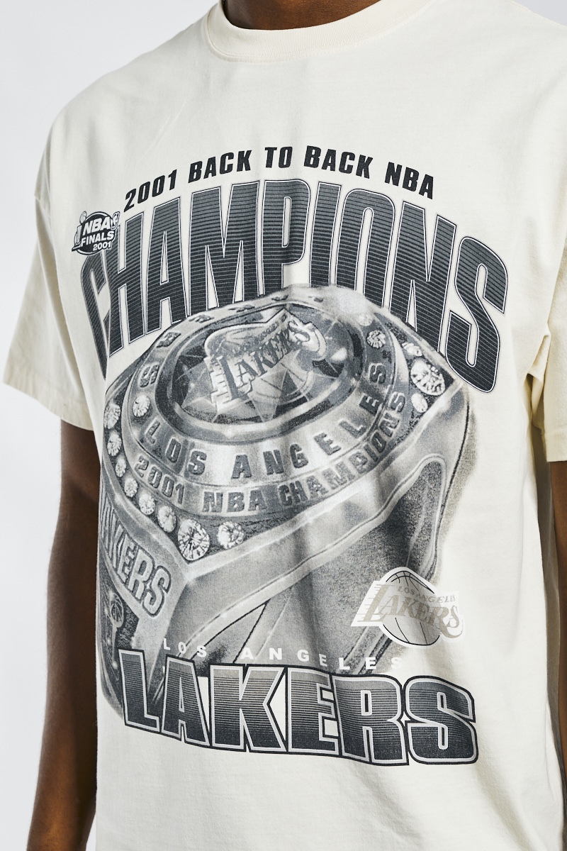 Vintage Nike - Los Angeles Lakers Back To Back T-Shirt 2001 Large