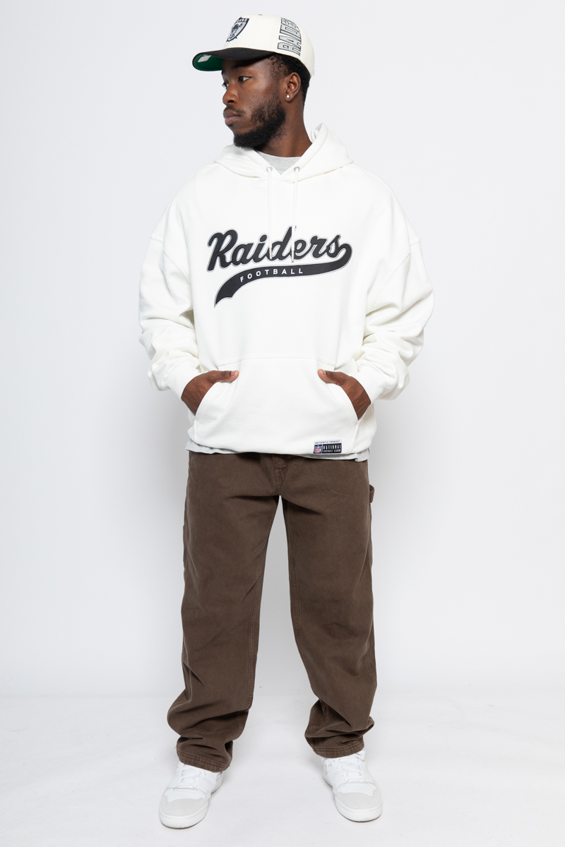 Las Vegas Raiders Script Mitchell and Ness Hooded Sweatshirt