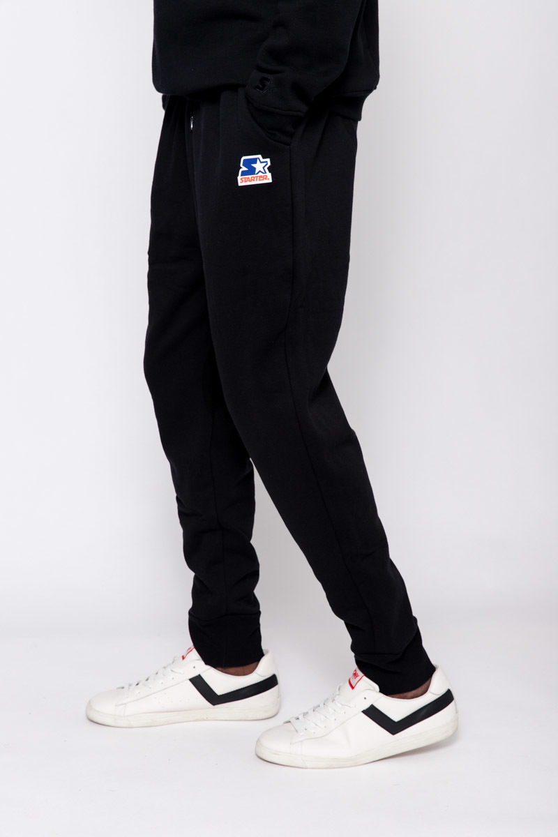 START BLACK LABEL ESSENTIAL FLEECE TRACKPANTS- MENS BLACK | Stateside ...