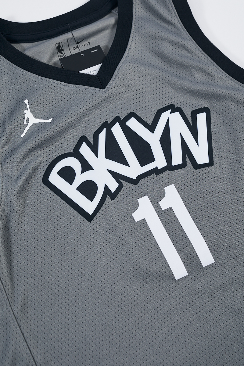 Kyrie Irving Brooklyn Nets Jordan Brand Youth Statement Edition Name &  Number T-Shirt - Gray