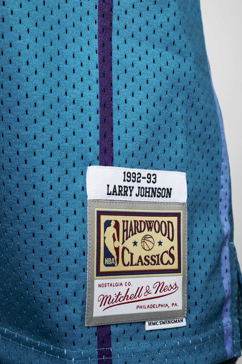 Men's Charlotte Hornets Muggsy Bogues Mitchell & Ness Black Hardwood  Classics 1992/93 Tie-Dye Swingman Jersey
