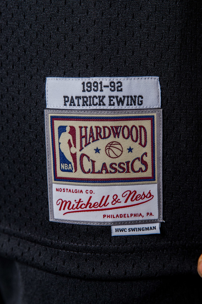 Patrick Ewing Black Tonal NBA Hardwood Classic Swingman Jersey Mens