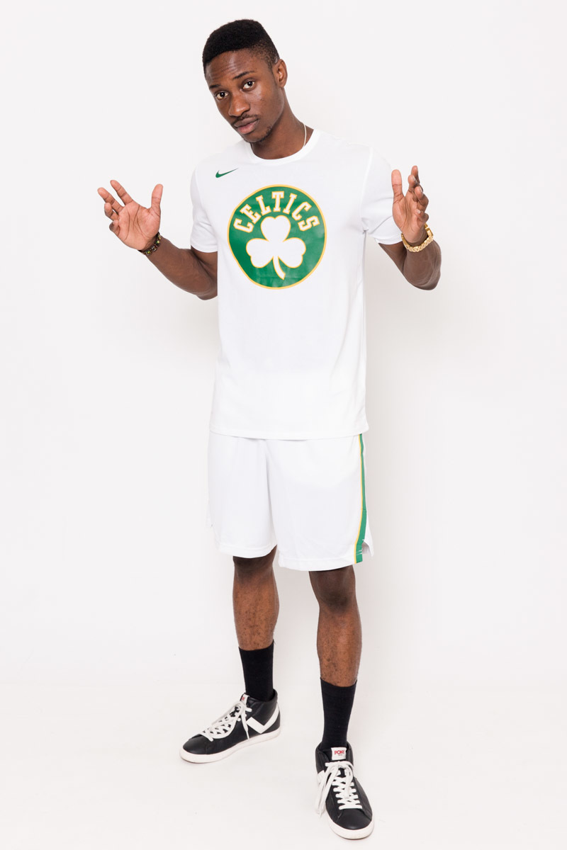 Boston Celtics Nike City Edition Swingman Performance Shorts - White