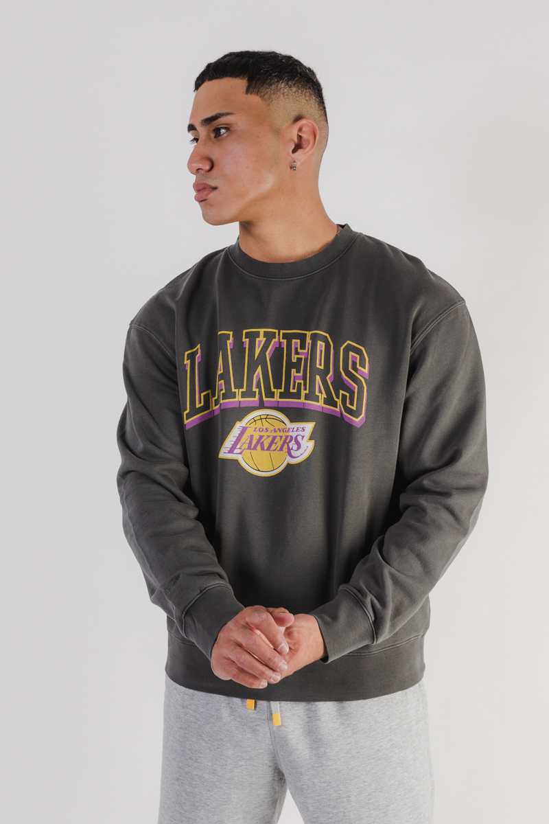 VINTAGE KEYLINE LOGO HOODY - LA LAKERS - Shop All Men's Tops - Tees,  Hoodies, Crews, Jackets & More