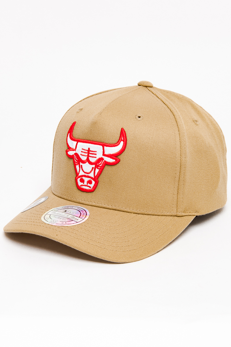 Mitchell & Ness Men's Chicago Bulls Tan Khaki Shorts