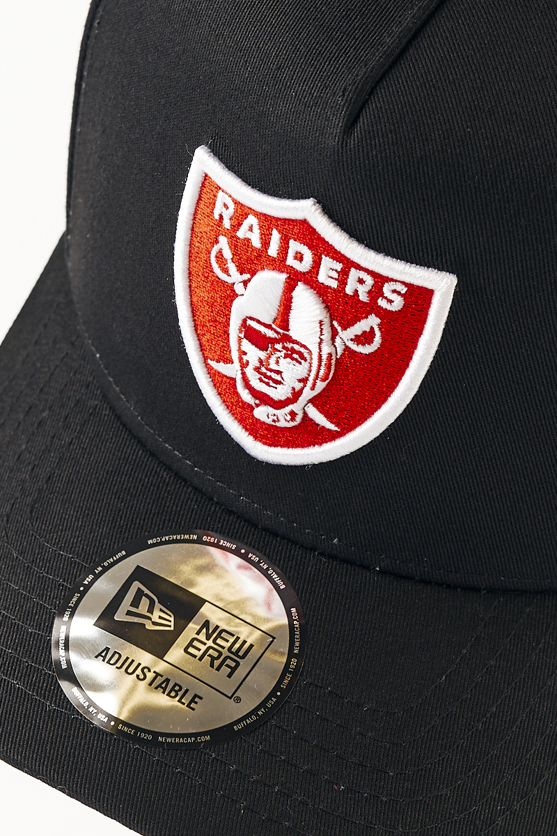 New Era Raiders Rose Emblem 9FORTY A-Frame Snapback Black