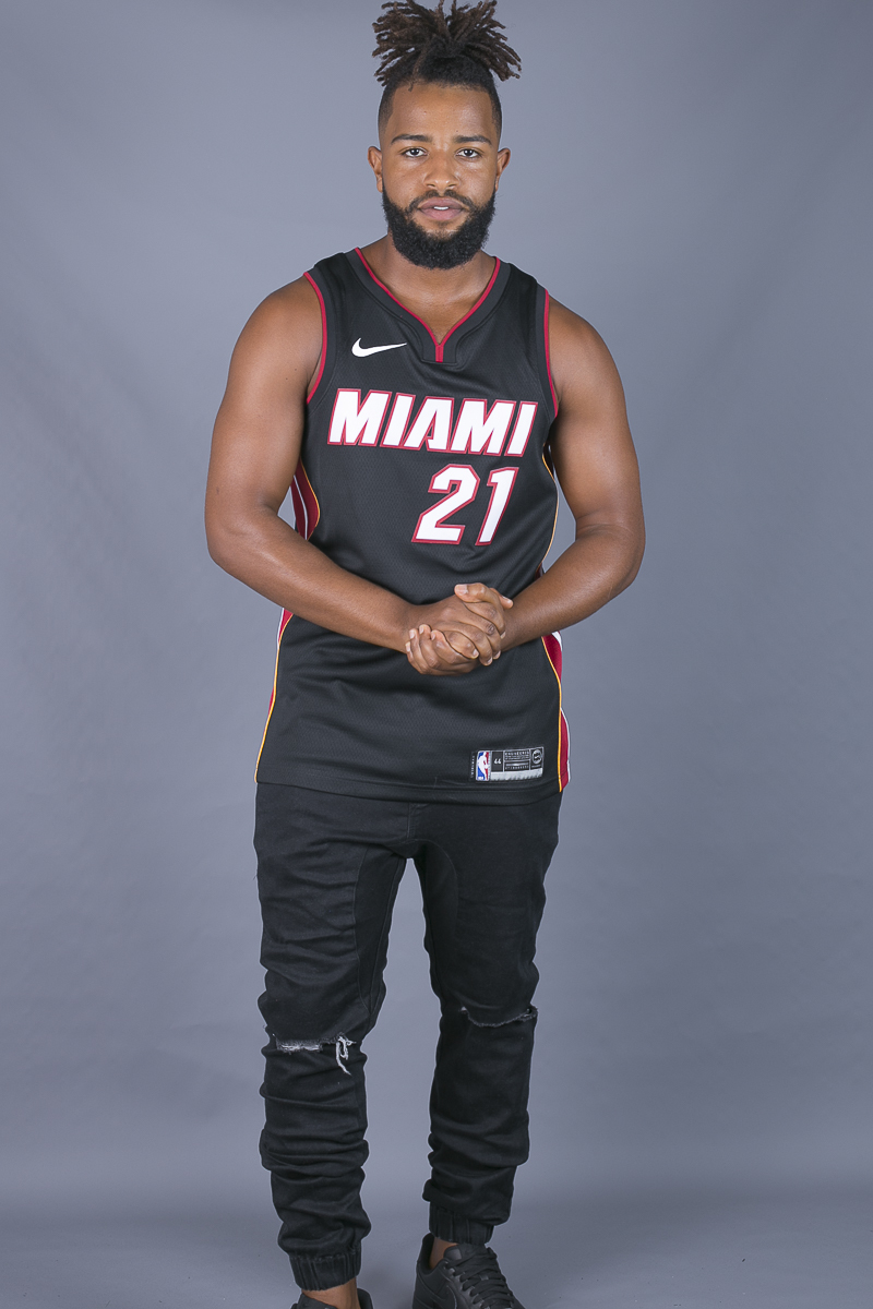 Hassan Whiteside NBA Adidas Miami Heat Climacool Black Swingman Men's Jersey