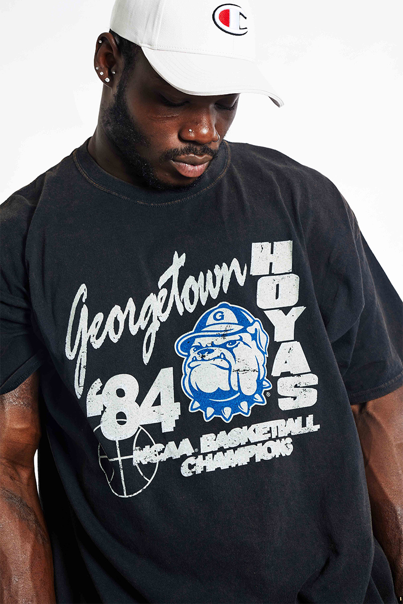 Georgetown Vintage College Basketball Champs T-Shirt | Stateside Sports