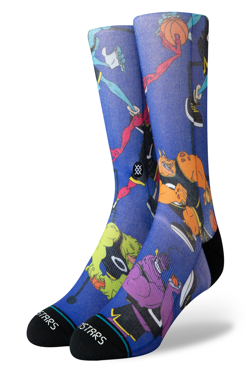 SPACE JAM MONSTARS CREW SOCKS- MULTI