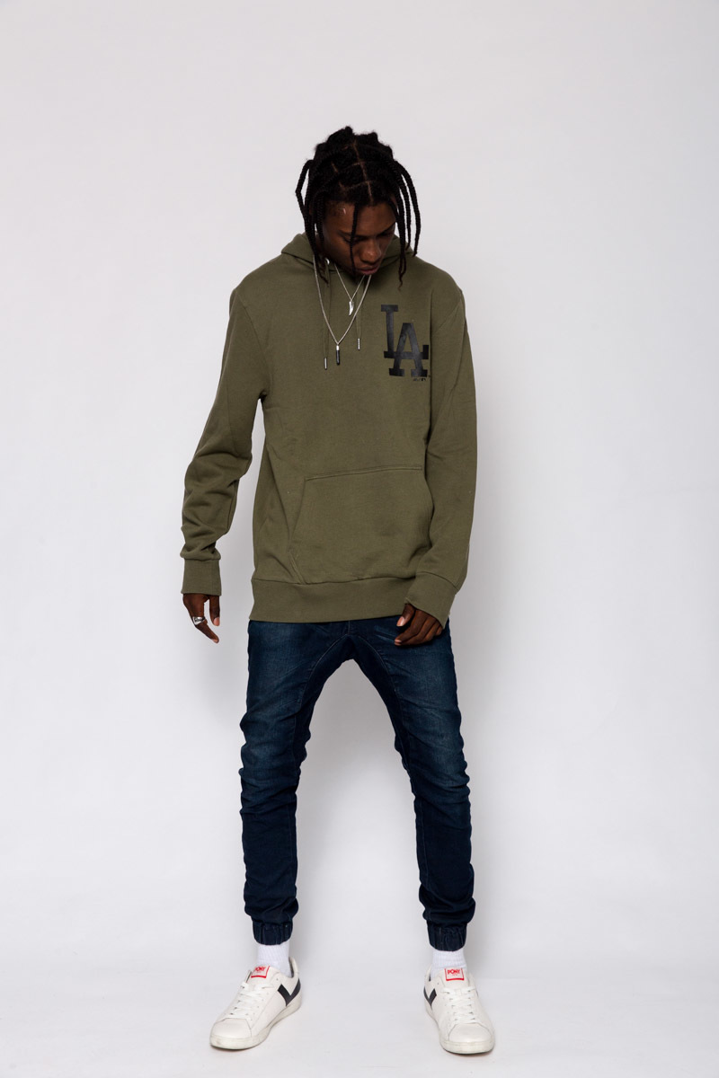 olive green chiefs hoodie