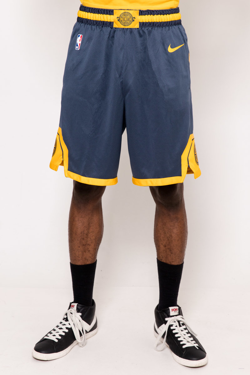 GOLDEN STATE WARRIORS OFFICIAL 18-19' NIKE CITY EDITION SWINGMAN SHORTS ...