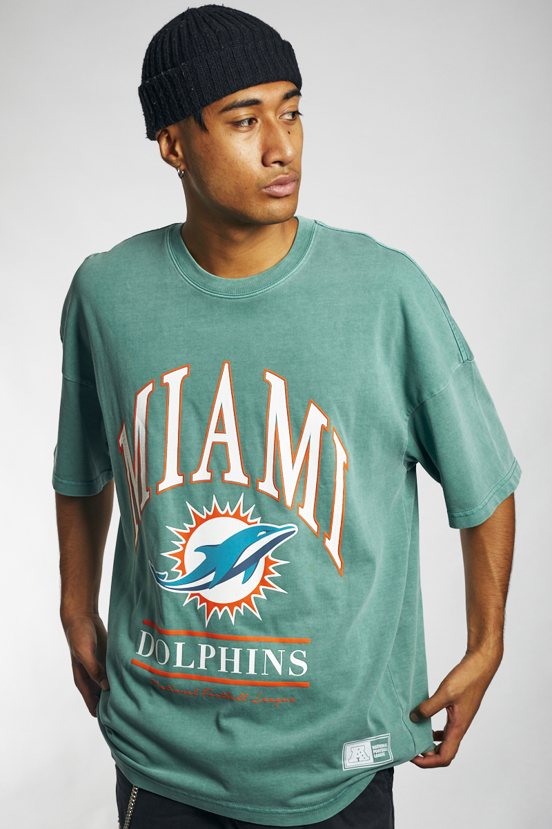 Miami Dolphins Vintage Ivy Arch NFL T-Shirt – Basketball