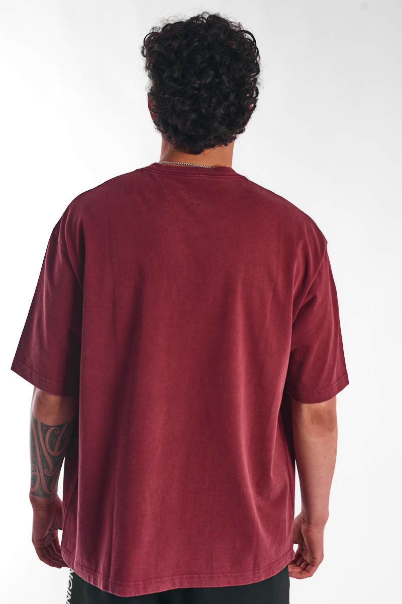 Flight Essentials Oversized Tee - Cherrywood Red