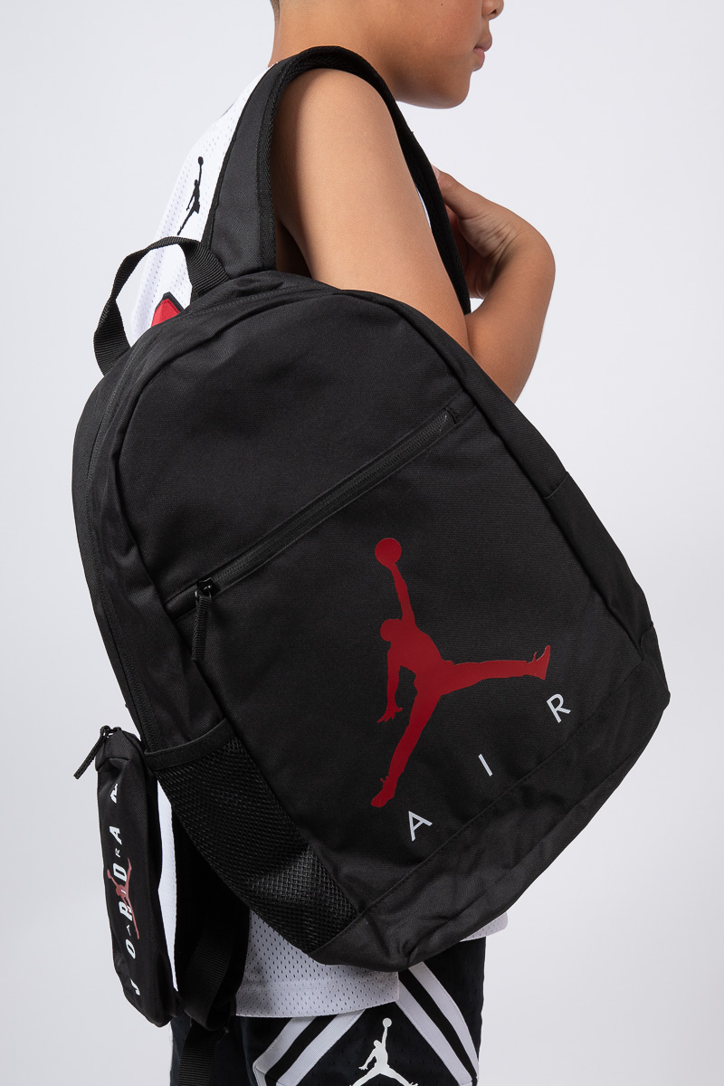 All black hotsell jordan backpack