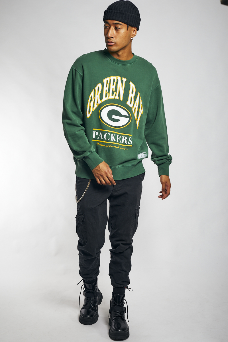Made In USA Cheese Head Vintage 1991 Green Bay Packers NFL Crewneck en Sweat Pants Set Kleding Gender-neutrale kleding volwassenen Hoodies & Sweatshirts Sweatshirts Groen 2 stuks Set Sportkleding 