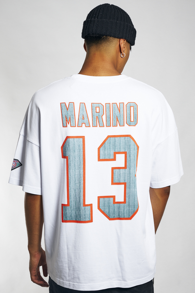 Mitchell & Ness Sports Illustrated Dan Marino Tee in White for Men