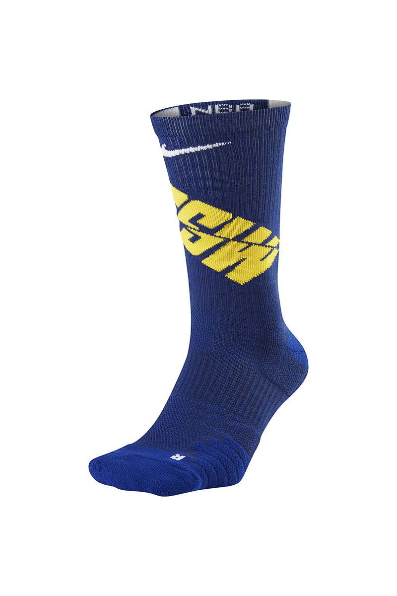 GOLDEN STATE WARRIORS NIKE ELITE NBA CREW SOCKS- BLUE | Stateside Sports