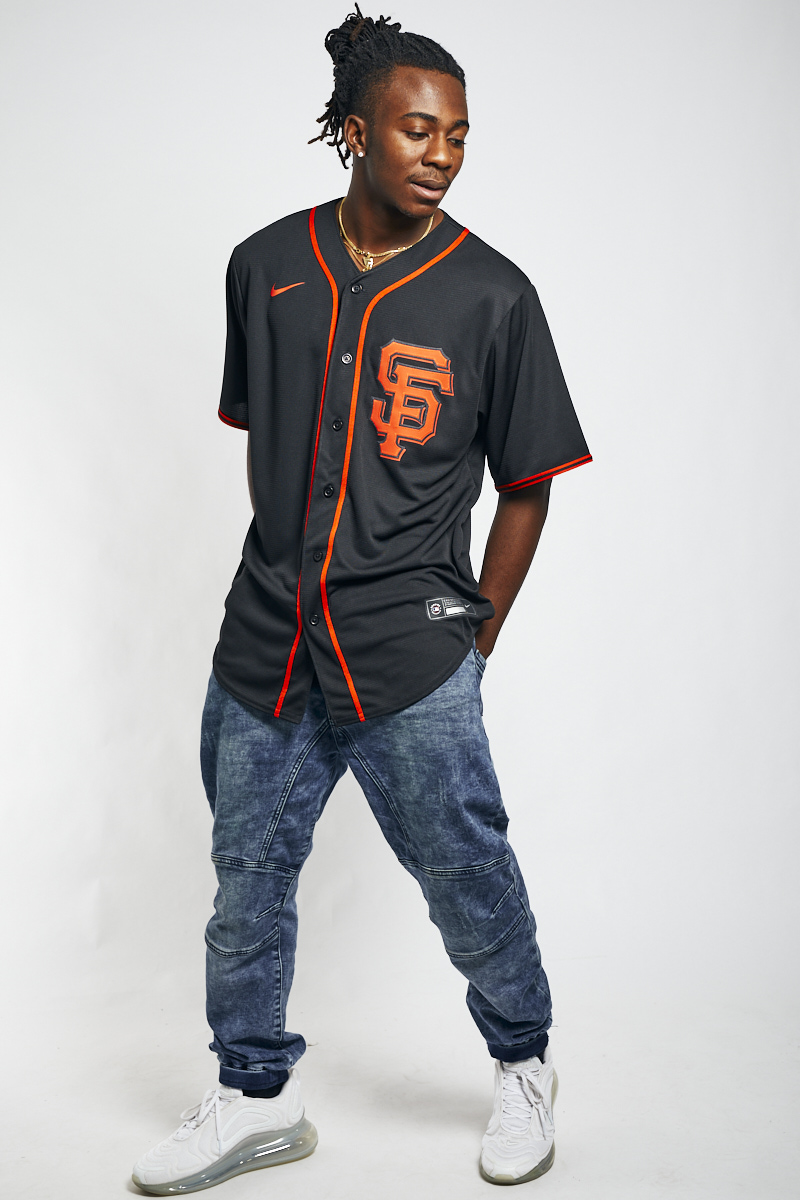 Youth San Francisco Giants Nike Orange Alternate Replica Jersey