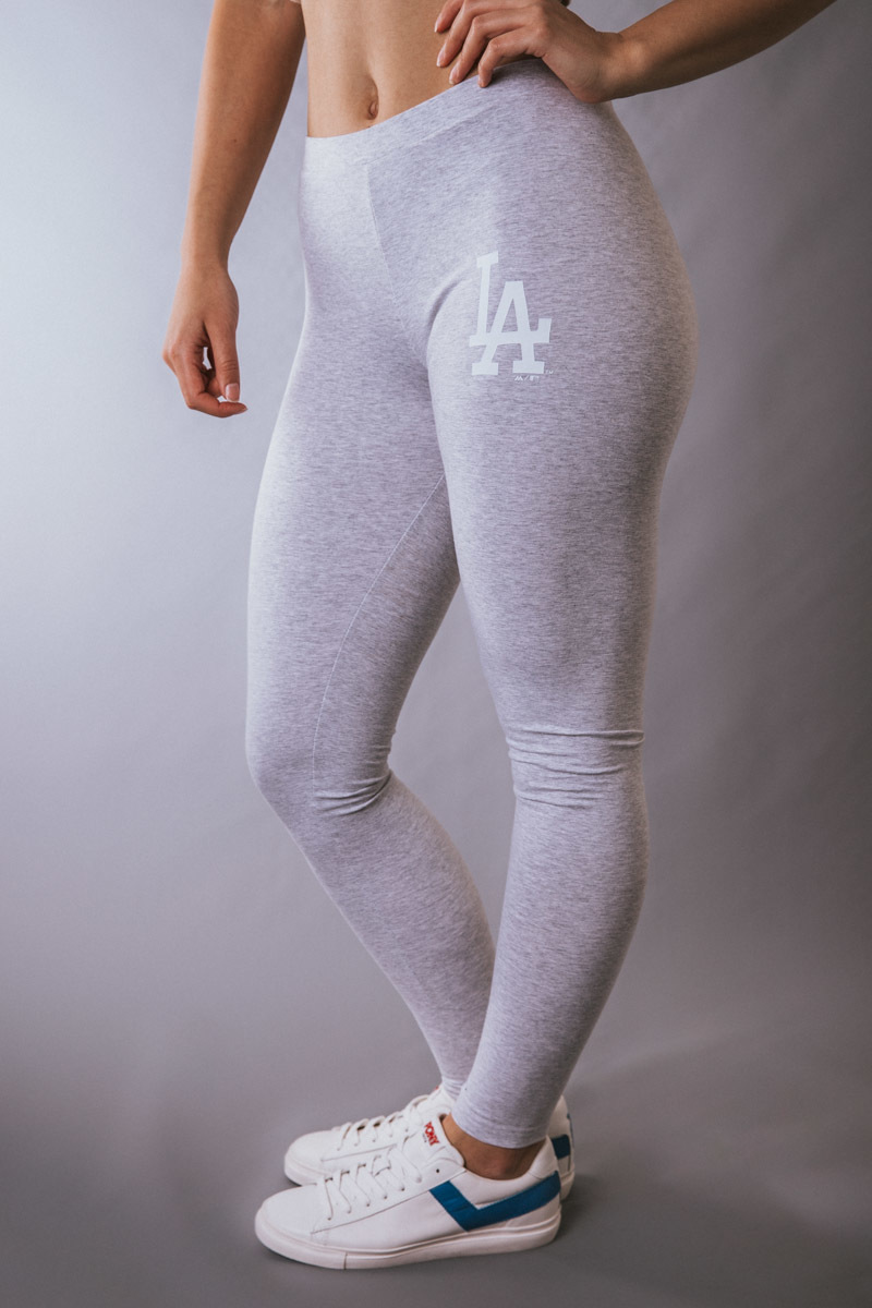 LOS ANGELES DODGERS GWEN LEGGINGS WOMENS GREY Stateside Sports