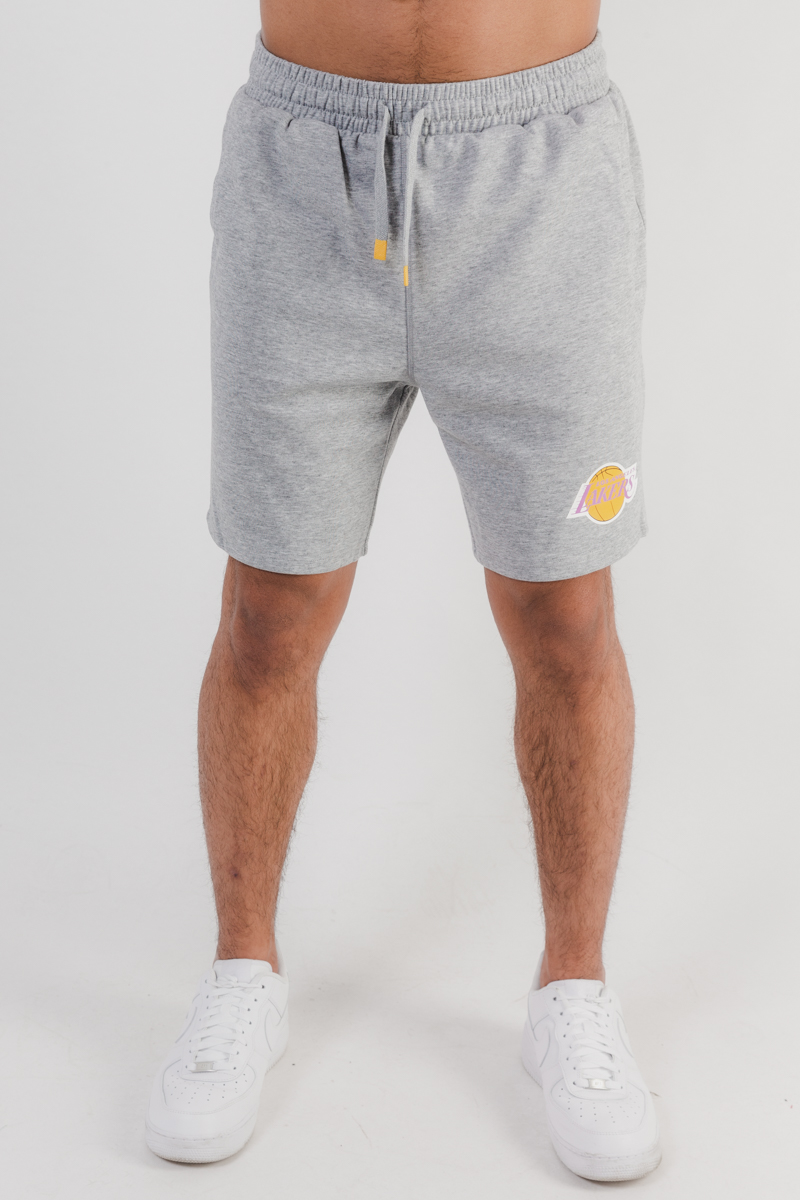 lakers grey shorts