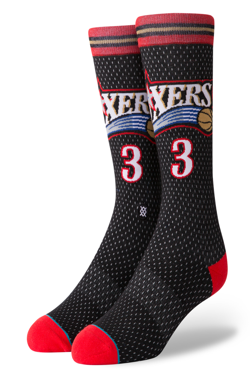 PHILADELPHIA 76ERS 01 HWC SOCKS - BLACK