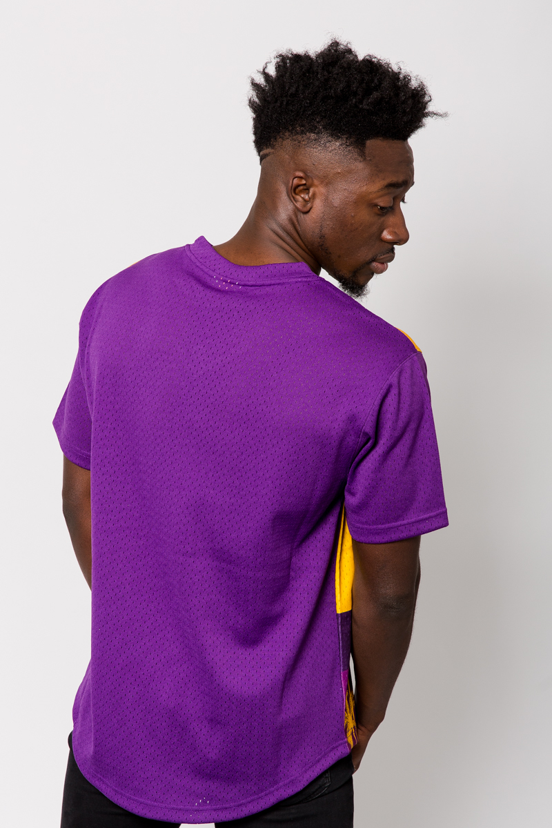 Mitchell & Ness CNY 4.0 Shooting Shirt - LA Lakers Purple - Dark Purple