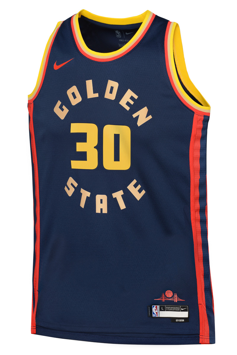 Stephen Curry Golden State Warriors Kids City Edition Jersey