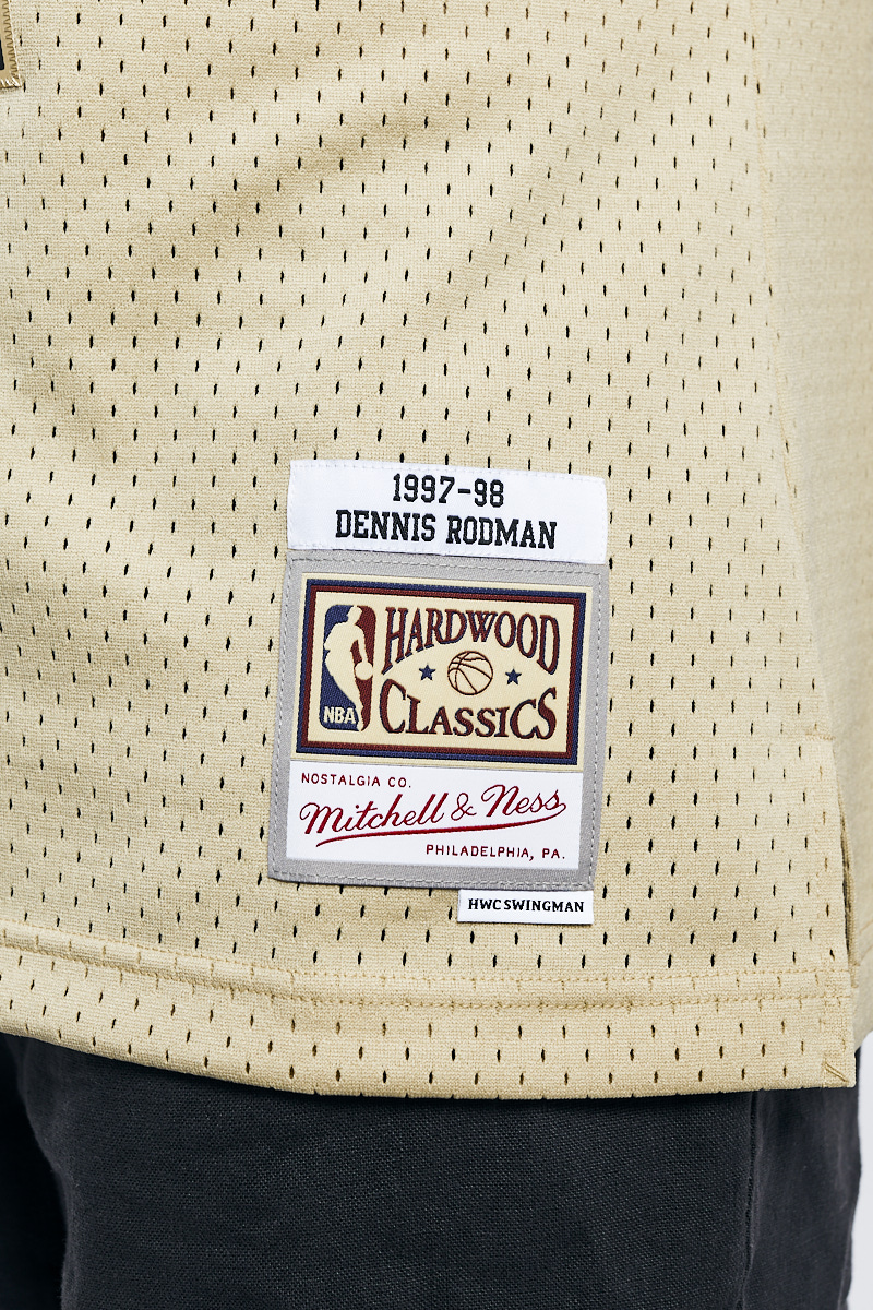 Dennis Rodman Los Angeles Lakers Mitchell & Ness Hardwood Classics Swingman  Jersey - Gold